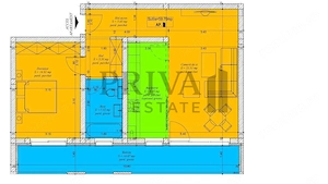Apartament mobilat decomandat 2 camere, 60 mp + Terasă 15 mp, Giroc - imagine 8