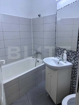 Garsoniera complet decomandat,  mobilat modern, zona Podul Calvaria  - imagine 5