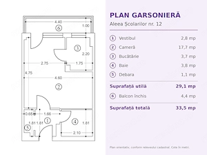 COMISION 0% - Garsoniera Aleea Scolarilor - Metrou Dristor, imobil 1980 - imagine 14