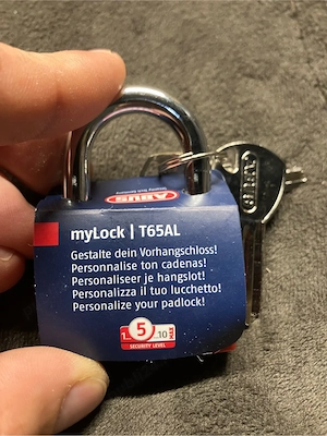 Lacăte ABUS originale, noi și sigilate   T65AL, T65AL 40, Titalium 64
