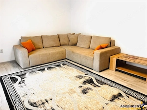 Apartament decomandat, 3camere, etaj1, mobilat si utilat modern, terasa, zona Coresi, Tractorul, Bra