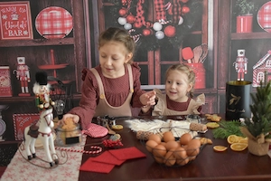 Vand fundal textil pentru Craciun 