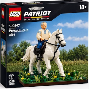 Set Lego cu Călin Georgescu președintele ales al poporului