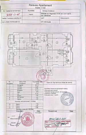 Apartament 3 camere micro 11, in spatele Tribunalului Nou, Targoviste - imagine 10