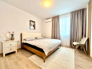Lux 2 Camere Decomandat Bloc Nou Centrală Proprie Curte Privată 40 MP Zona Braytim 