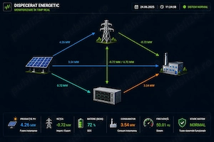 Dispecer Operator Energetic - Schimb de noapte