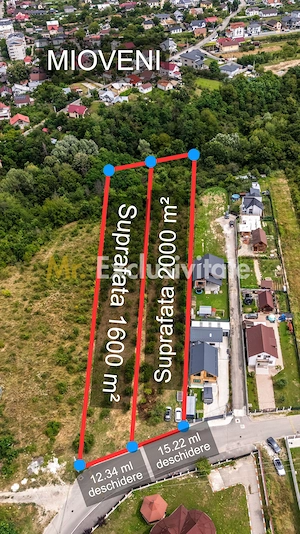 Teren intravilan 1.600 mp Mioveni – Zona Pruni
