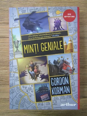 Gordon Korman - Minti geniale 2022 editura Arthur