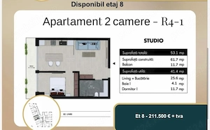 Vanzare Apartament 2 camere (studio) lux ultracentral Bulevardul Unirii