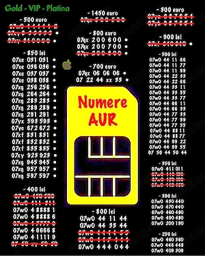 Numar Telefon Gold Aur Premium * Numere Vip Orange