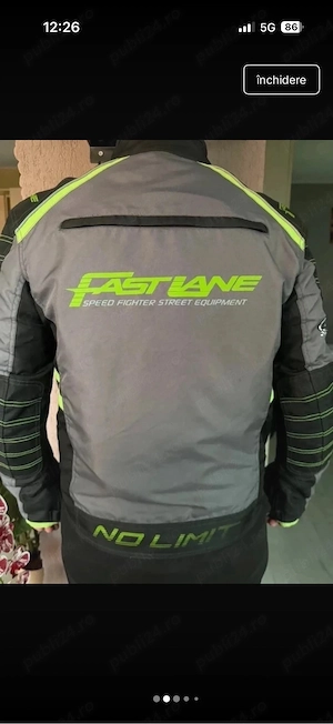 Geaca motot,nu este purtata niciodata imi este prea fixa  - imagine 2
