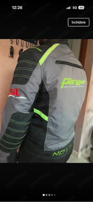 Geaca motot,nu este purtata niciodata imi este prea fixa  - imagine 3