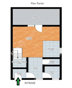 Casa tip duplex 3 camere curte libera 134 mp in zona Selimbar Sibiu - imagine 5