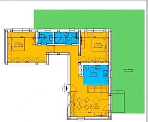 Apartament 3 camere ,curte 80mp,2 locuri parcare, Calea Aradului - imagine 8