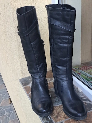 Cizme damă din piele naturală,  Vera Pelle (39)