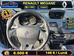 Renault Megane 1.5 dCi 110 CP automat EDC navigație Keyless 2015 - imagine 8