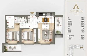 Lux 3 Cam, Finalizat, Mută-te imediat, Astorium Life-DIRECT PROPRIETAR - imagine 17