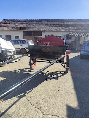 Șaretă nouă pentru cai model deosebit unicat în România. Rog citiți anunțul nu deranjați aiurea !! - imagine 5