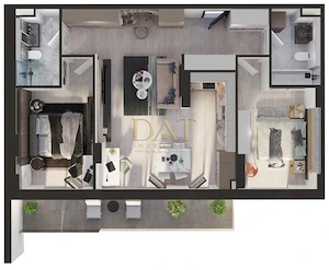 Apartament cu 3 camere | 80 mp | Elite Junior - imagine 2