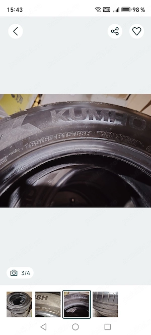 Anvelope vară Kumho 185/65 R15 