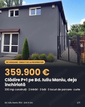 Stradal, Bdul Iuliu Maniu renovat, 330mp, venit pasiv - imagine 4