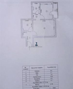 Apartament 2 camere Semidecomandat CF2 Bld. Brancoveanu, - imagine 5