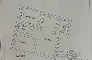 inchiriez apartament 3 camere+terasa, semidecomandat, parter vila, zona km 5, 400 euro luna