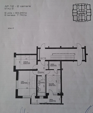 Proprietar-vanzare apartament spatios (mobilat si utilat)2 camere in Subcetate cu loc parcare inclu - imagine 5