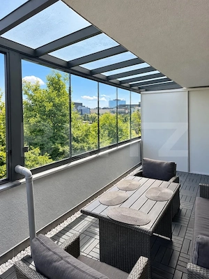 Apartament 2 camere, terasa 28 mp cu vedere la lac, parcare, zona Iulius Mall - imagine 9