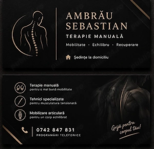 Masaj Terapeutic la Domiciliu 